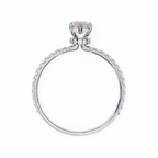 Golden Marquise Solitaire Band