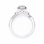 Twisted Pave Diamond Ring