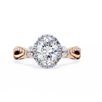 Twisted Pave Diamond Ring