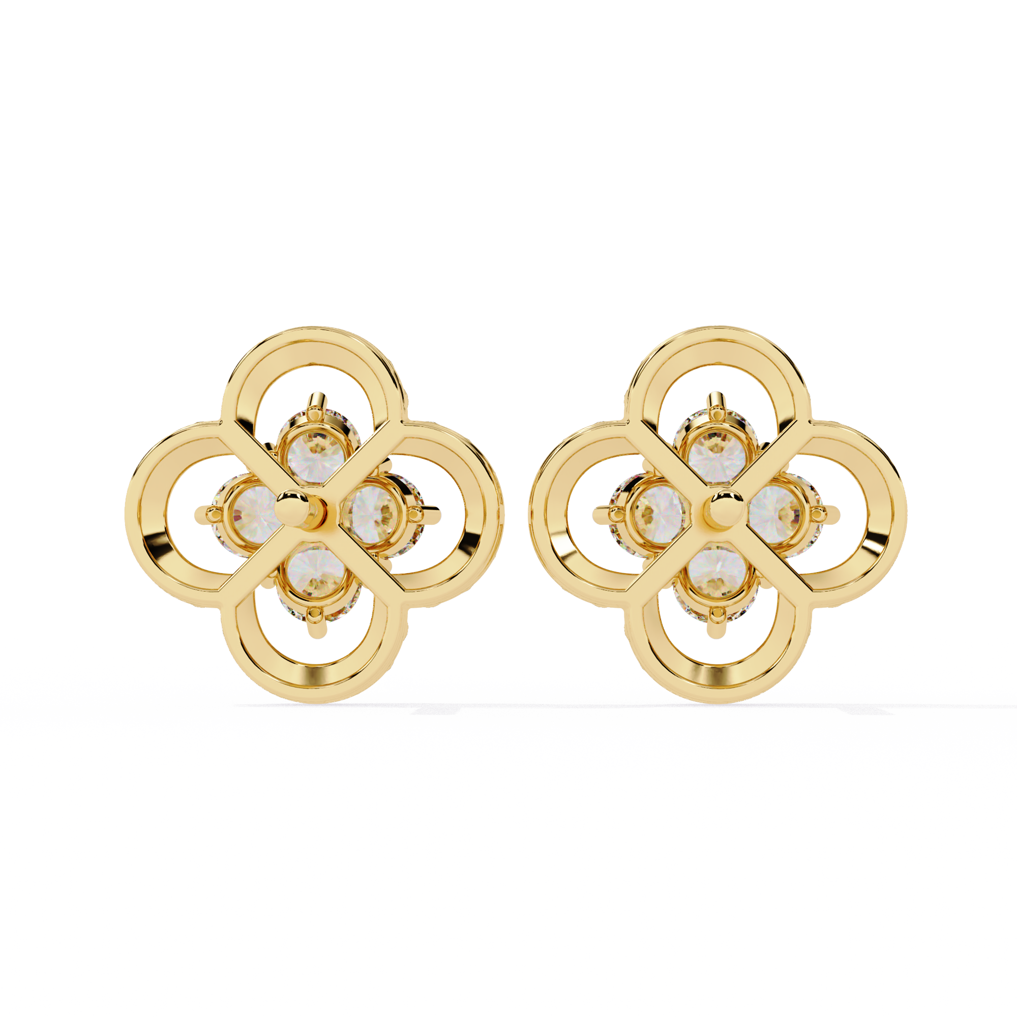 Blooming Grace Diamond Studs