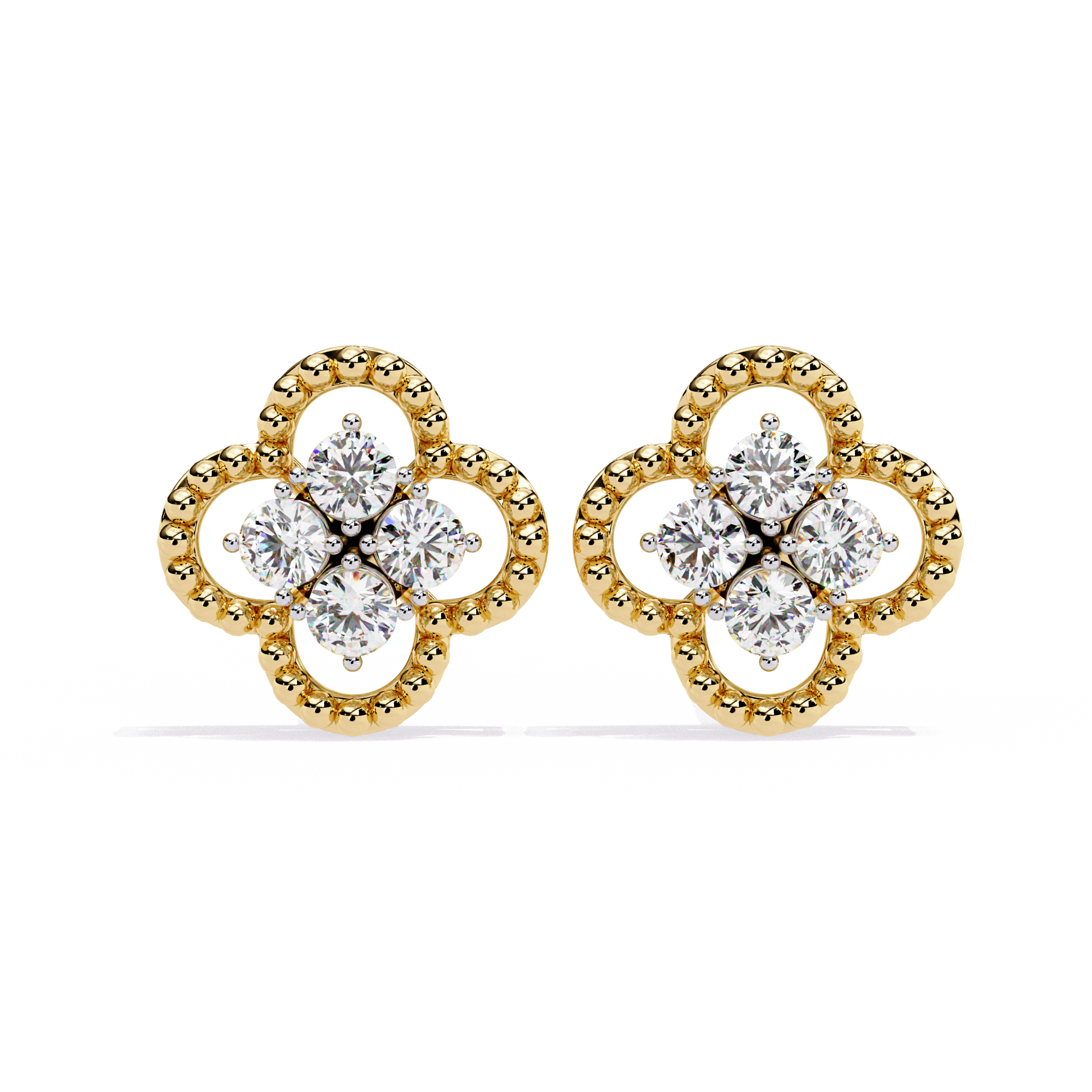 Blooming Grace Diamond Studs