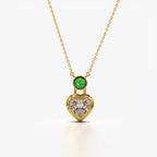 Fancy Heart Pendant Necklace