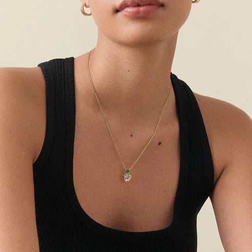 Fancy Heart Pendant Necklace