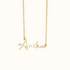 Signature Script Name Necklace