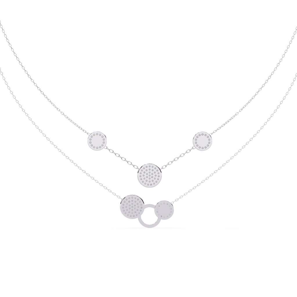 Sparkle Discs Necklace