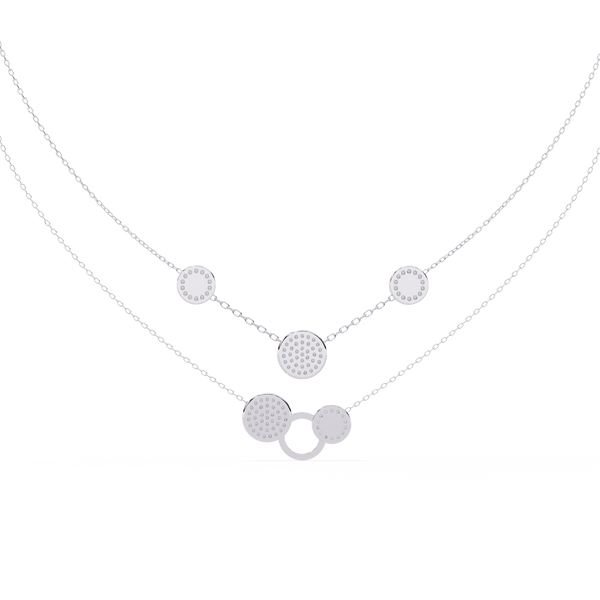 Sparkle Discs Necklace