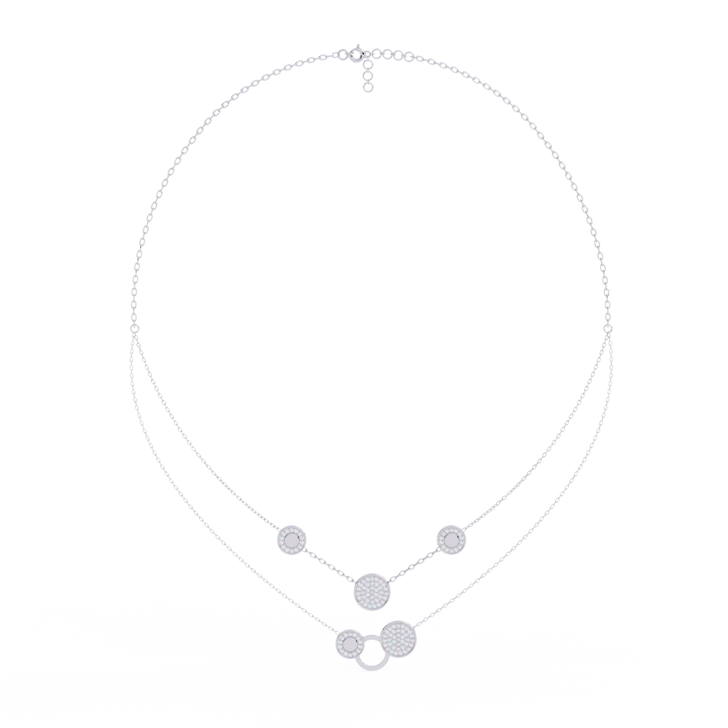 Sparkle Discs Necklace