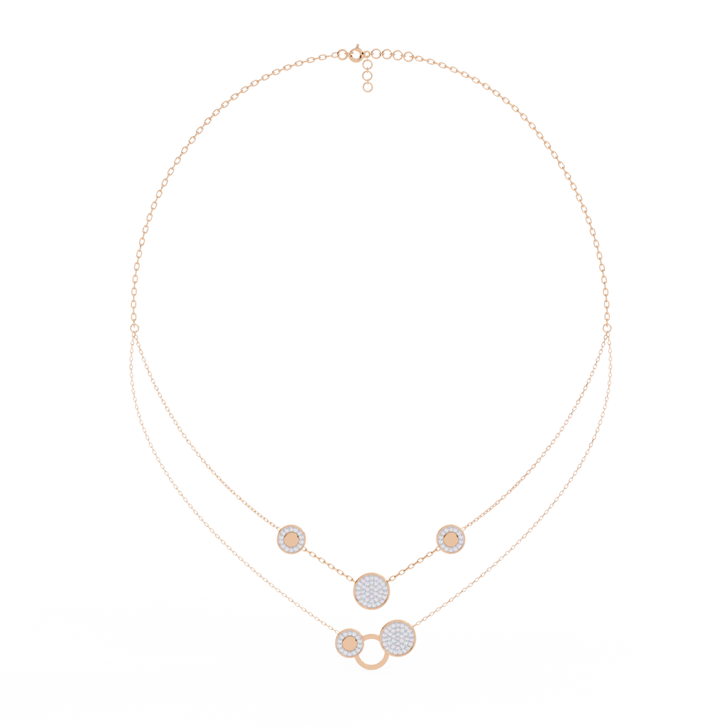 Sparkle Discs Necklace