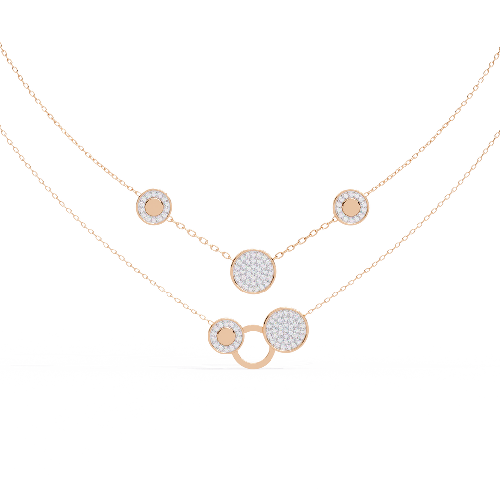Sparkle Discs Necklace