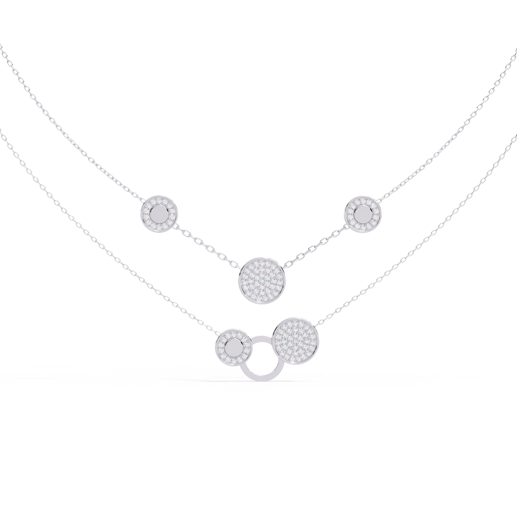 Sparkle Discs Necklace