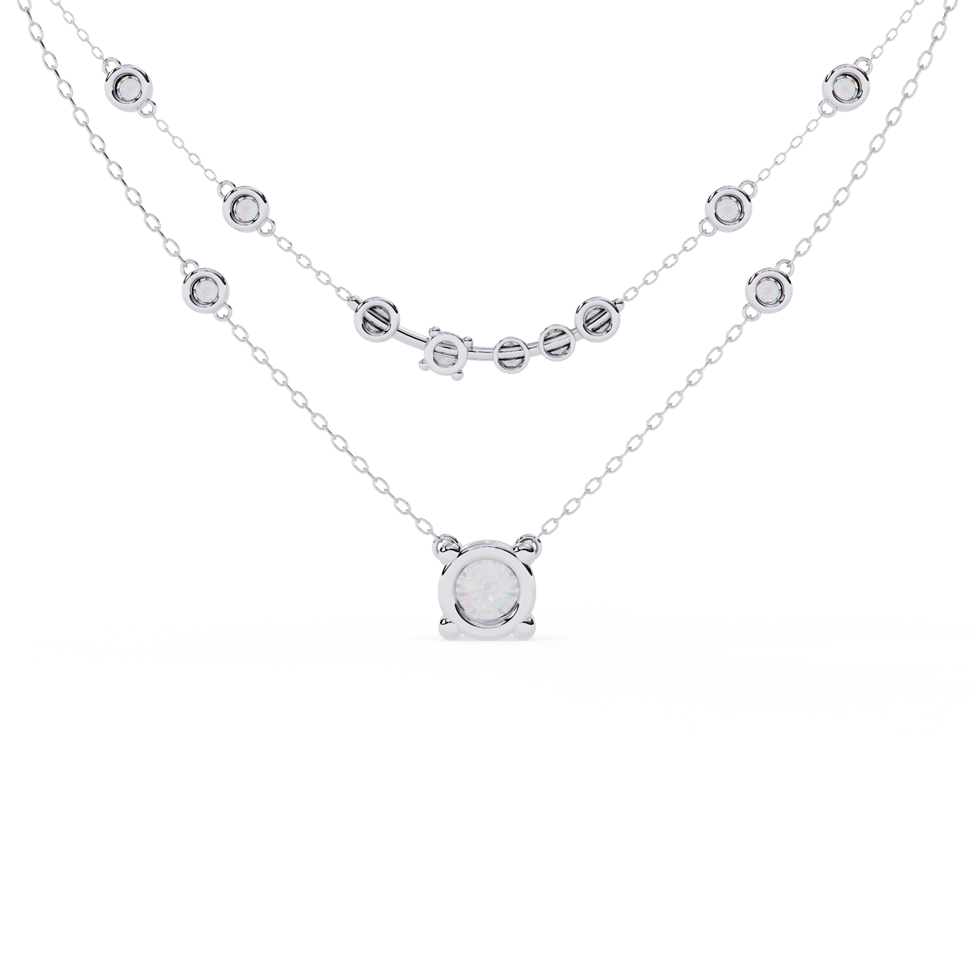 Modern Brilliance Necklace