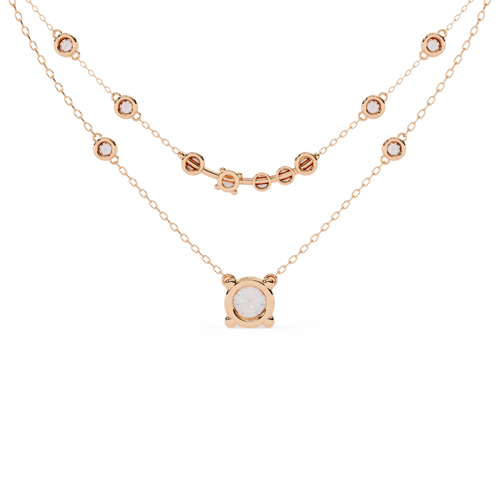 Modern Brilliance Necklace