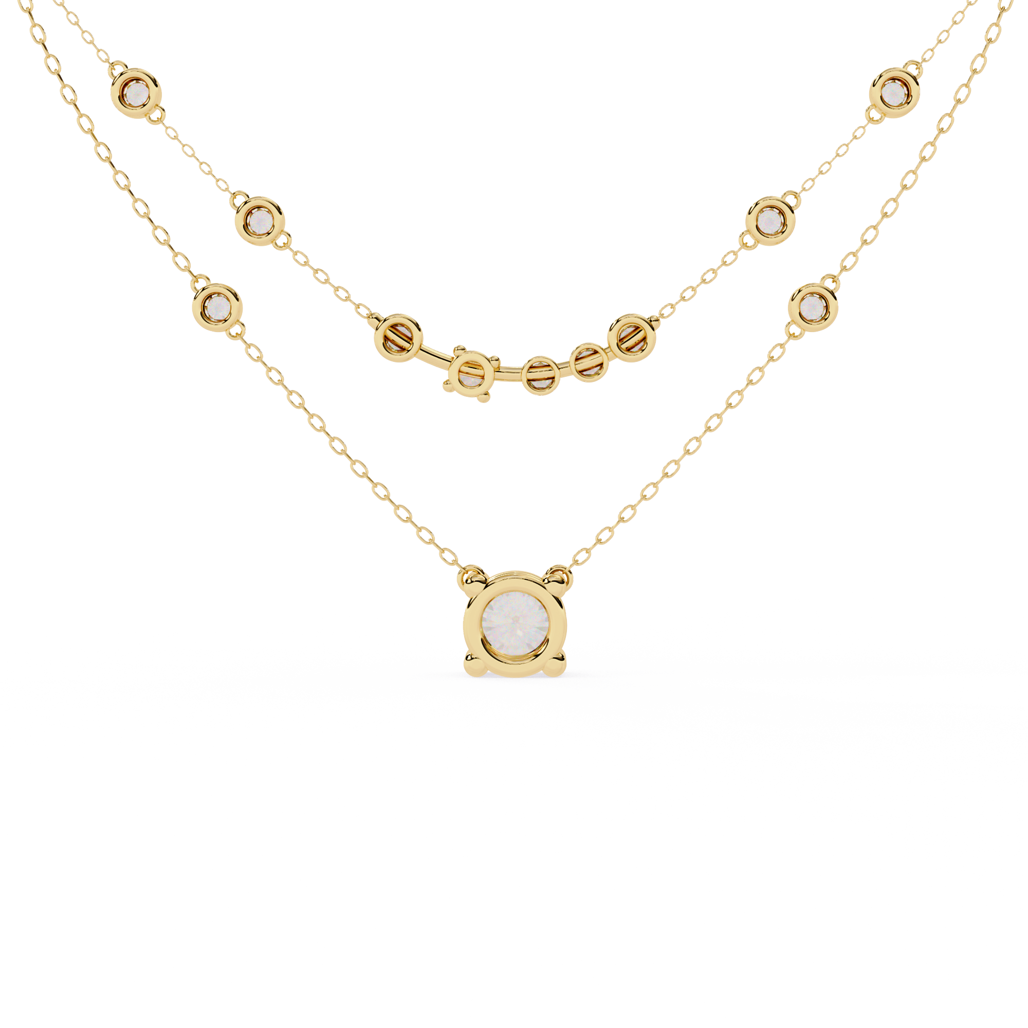 Modern Brilliance Necklace