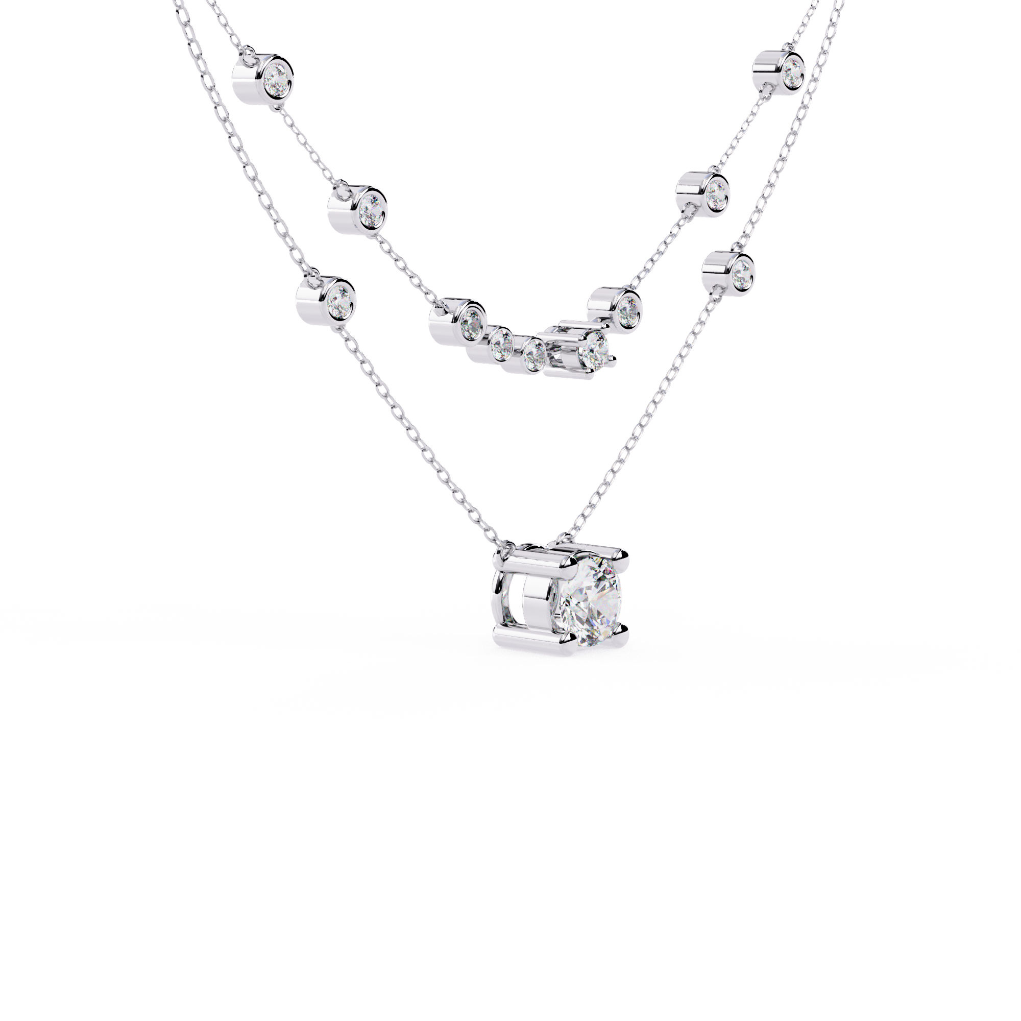 Modern Brilliance Necklace