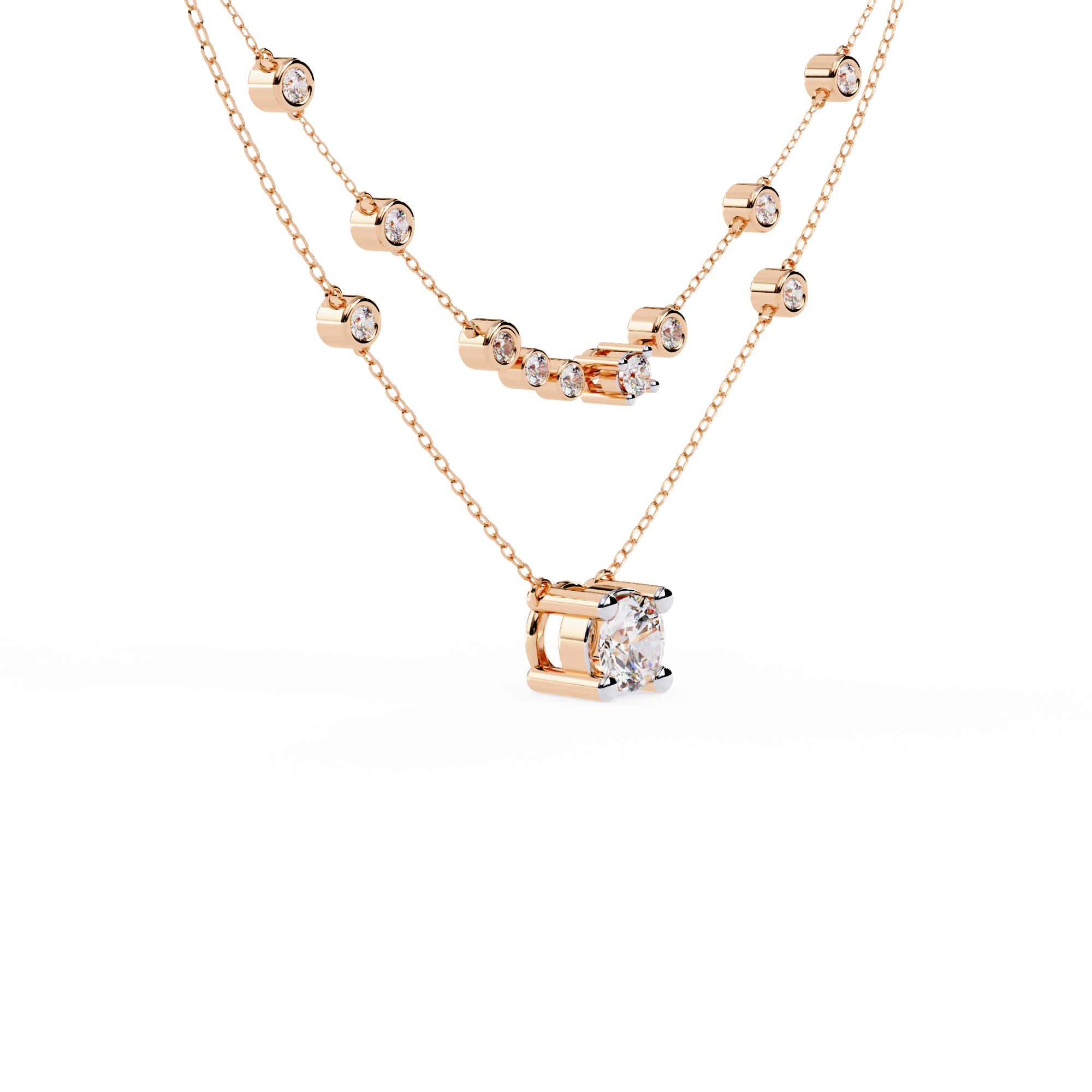 Modern Brilliance Necklace