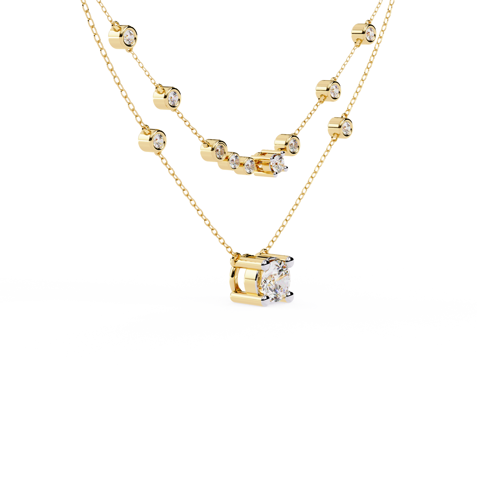 Modern Brilliance Necklace