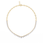 Gemstone Arch Necklace