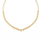 Gemstone Arch Necklace