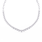 Gemstone Arch Necklace