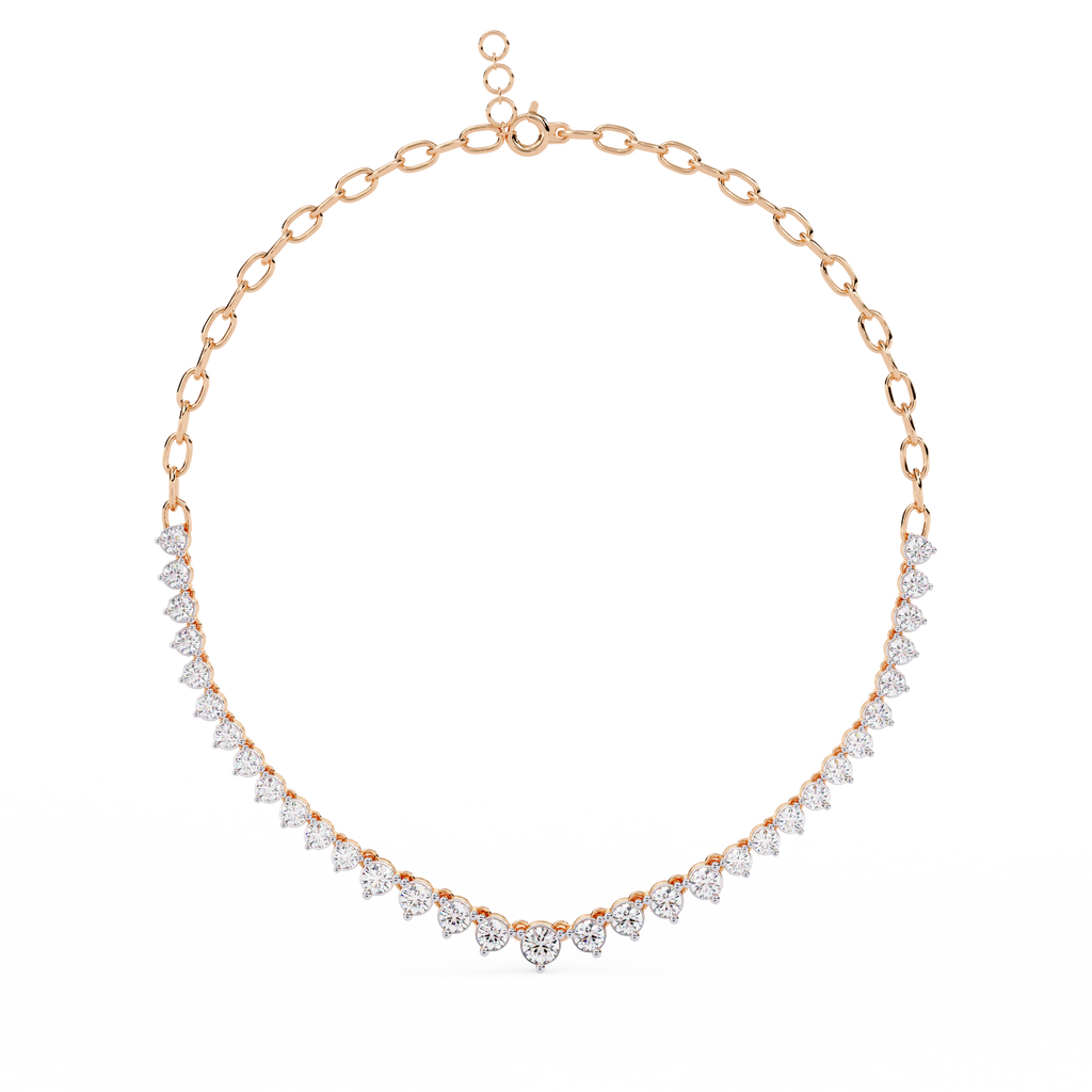 Gemstone Arch Necklace