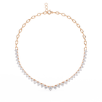 Gemstone Arch Necklace