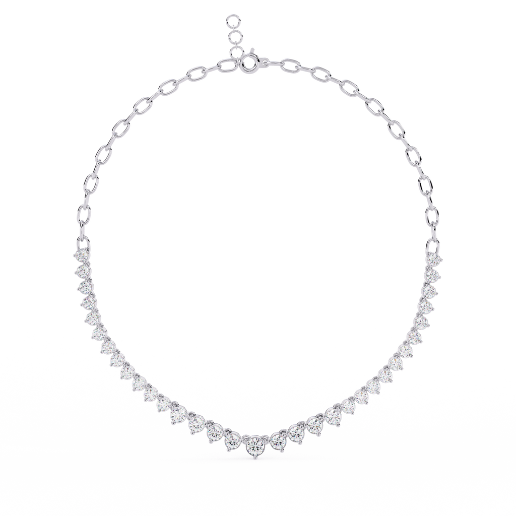 Gemstone Arch Necklace