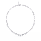Gemstone Arch Necklace