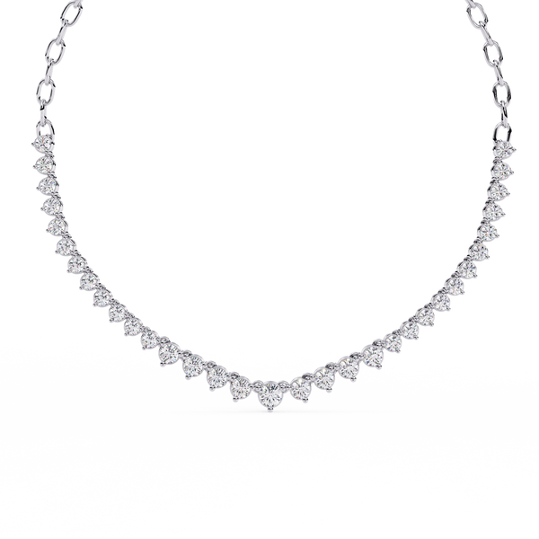 Gemstone Arch Necklace