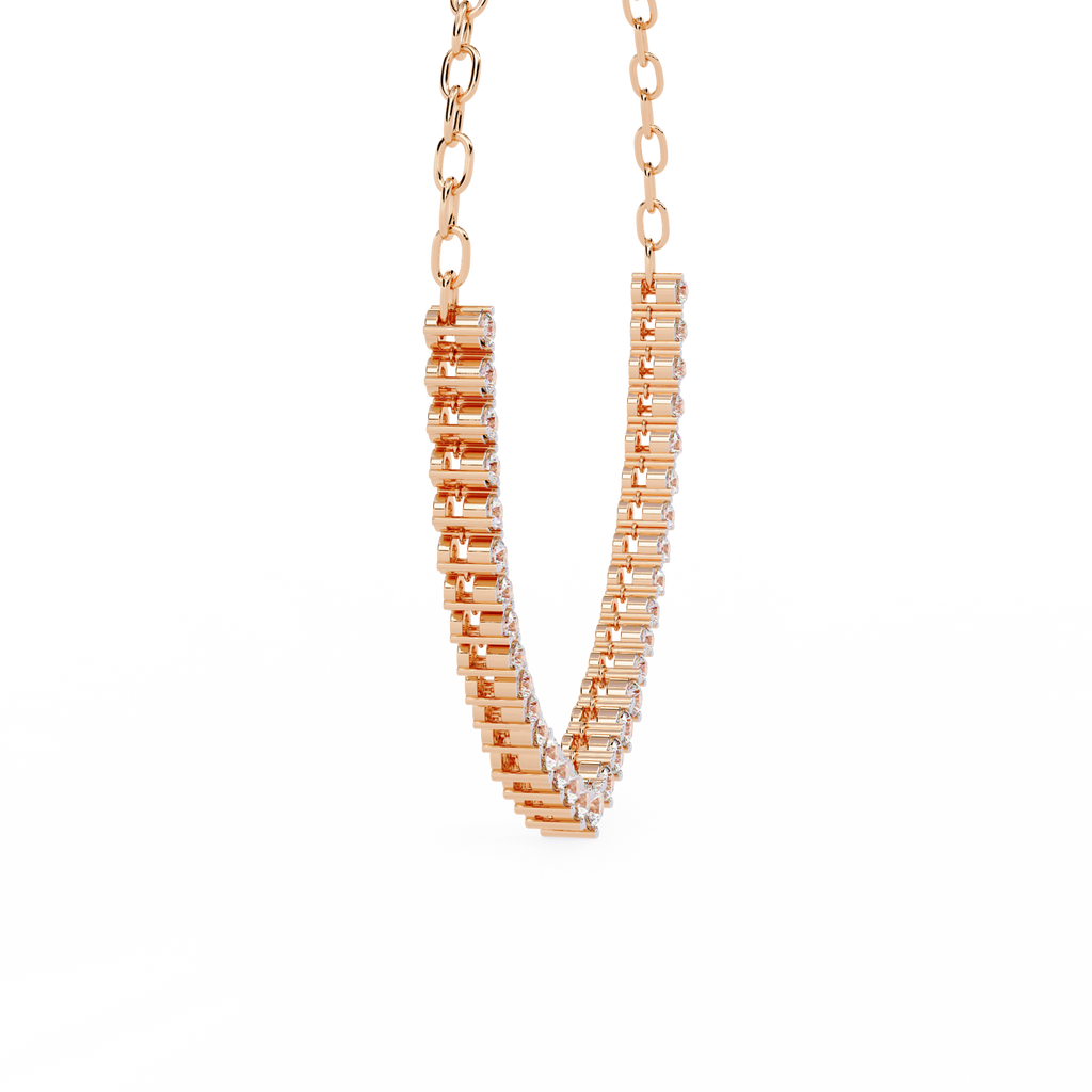 Gemstone Arch Necklace