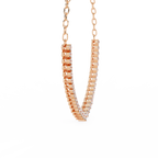 Gemstone Arch Necklace