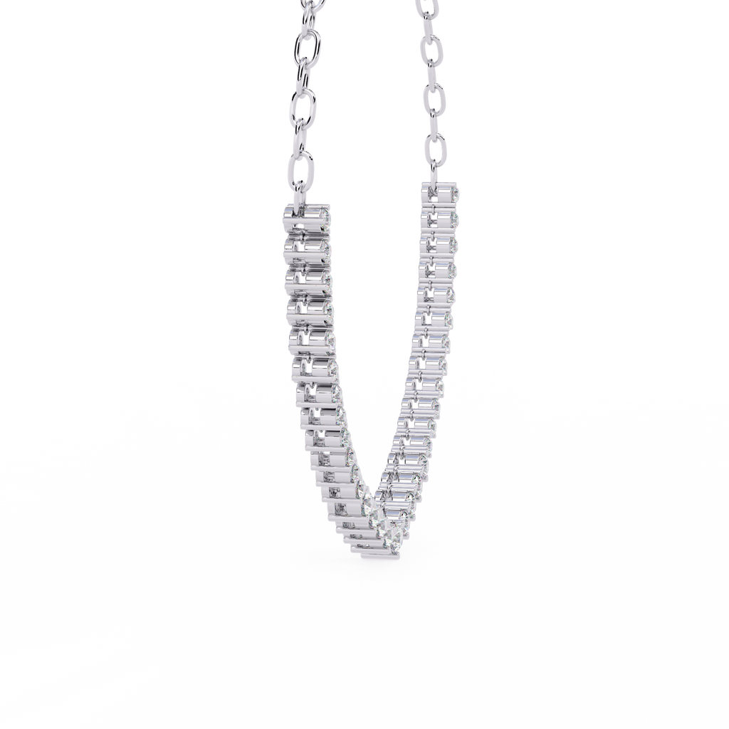 Gemstone Arch Necklace