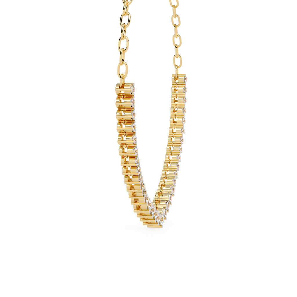 Gemstone Arch Necklace