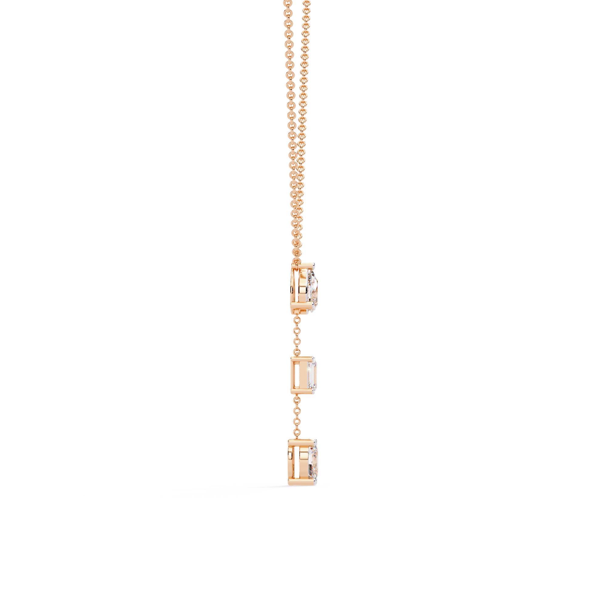 Pear Emerald Oval Necklace
