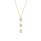 Pear Emerald Oval Necklace