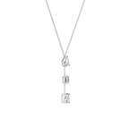 Pear Emerald Oval Necklace