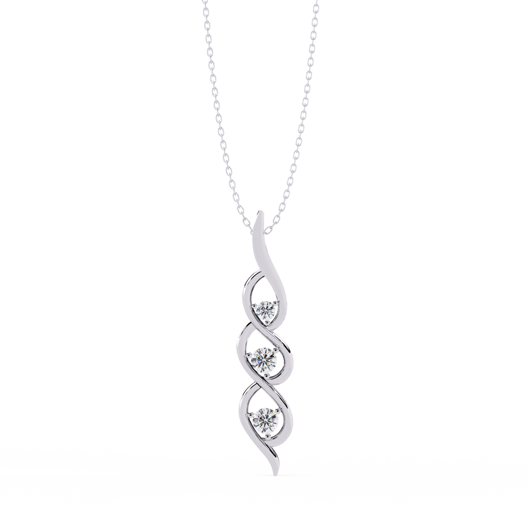 Graceful Ribbon Necklace