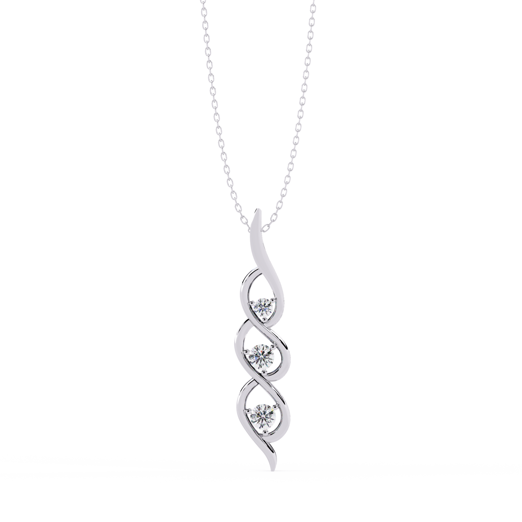 Graceful Ribbon Necklace
