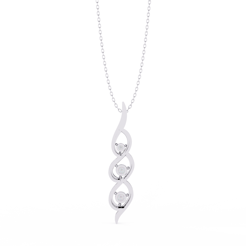 Graceful Ribbon Necklace