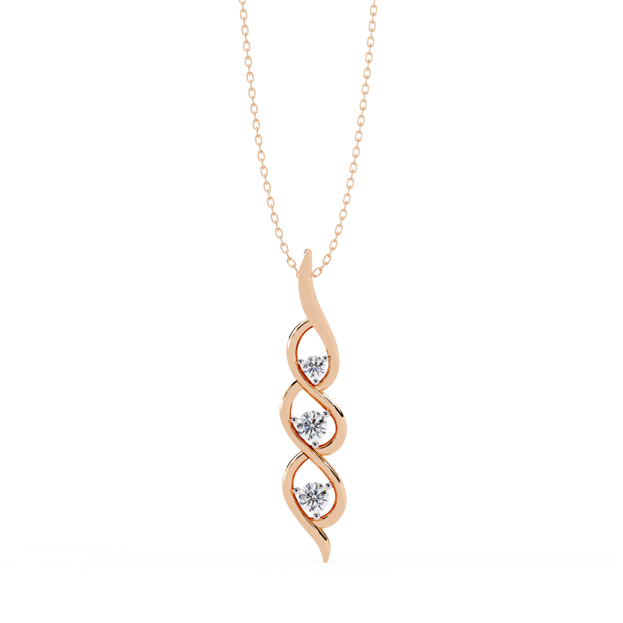 Graceful Ribbon Necklace