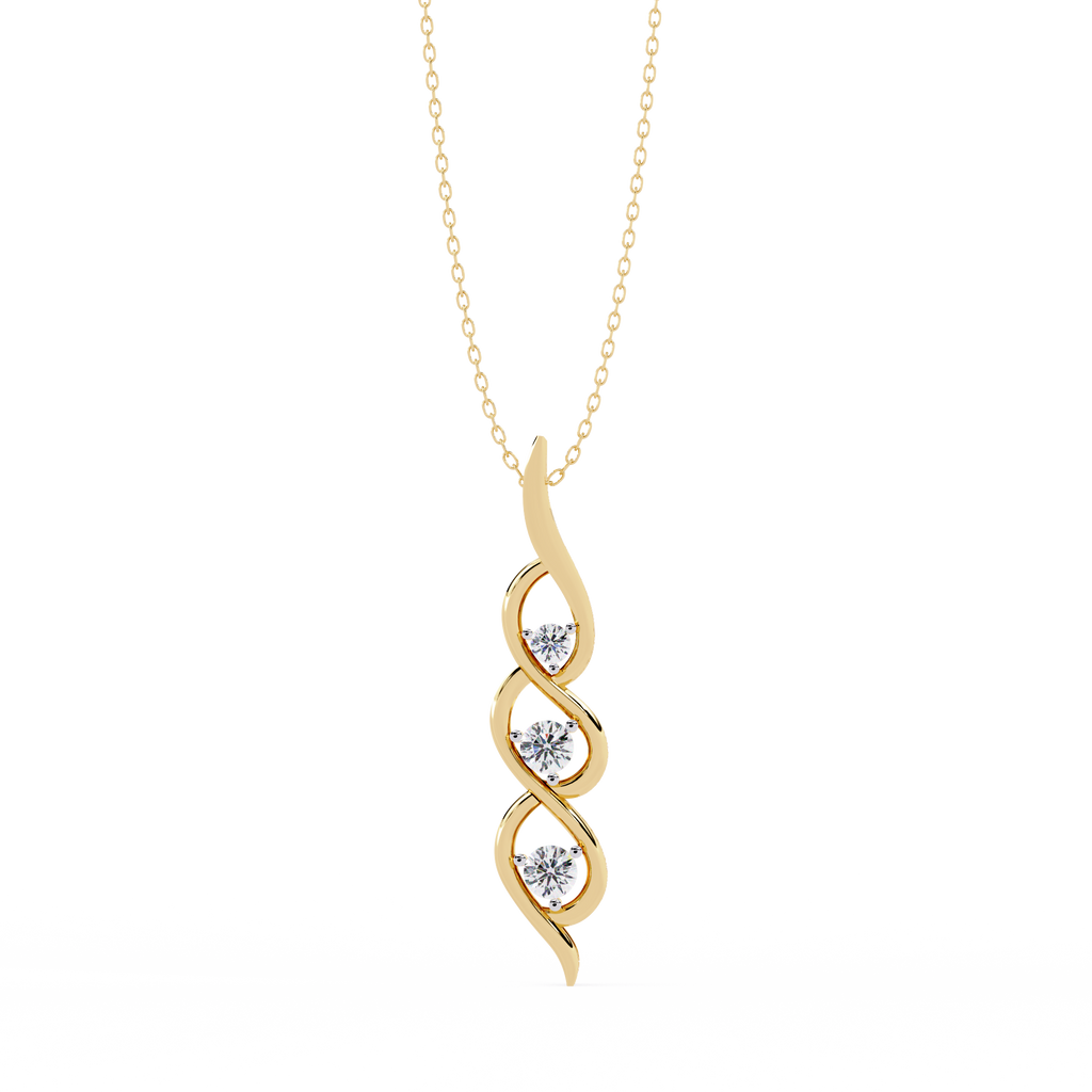 Graceful Ribbon Necklace