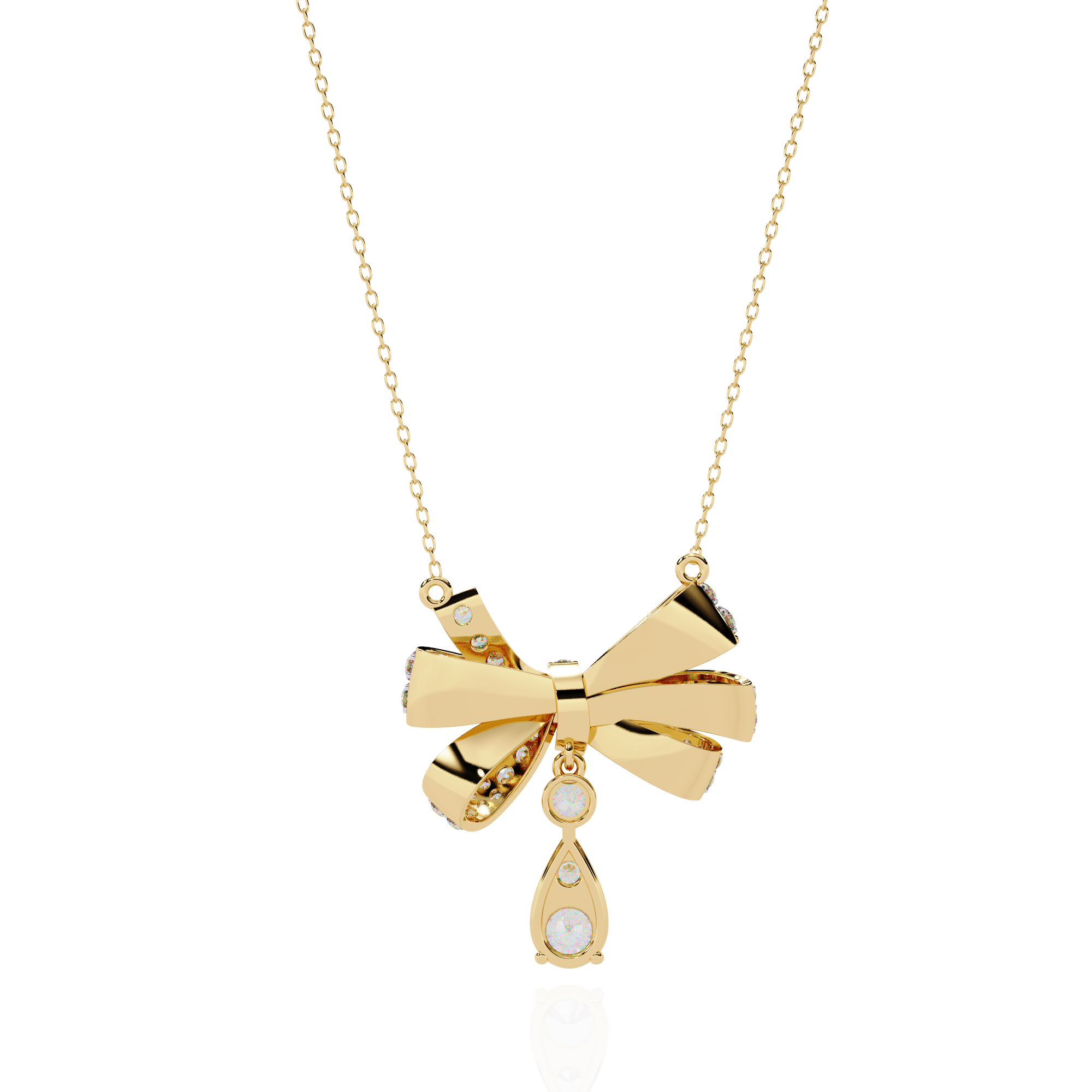 Glamorous Bow Necklace