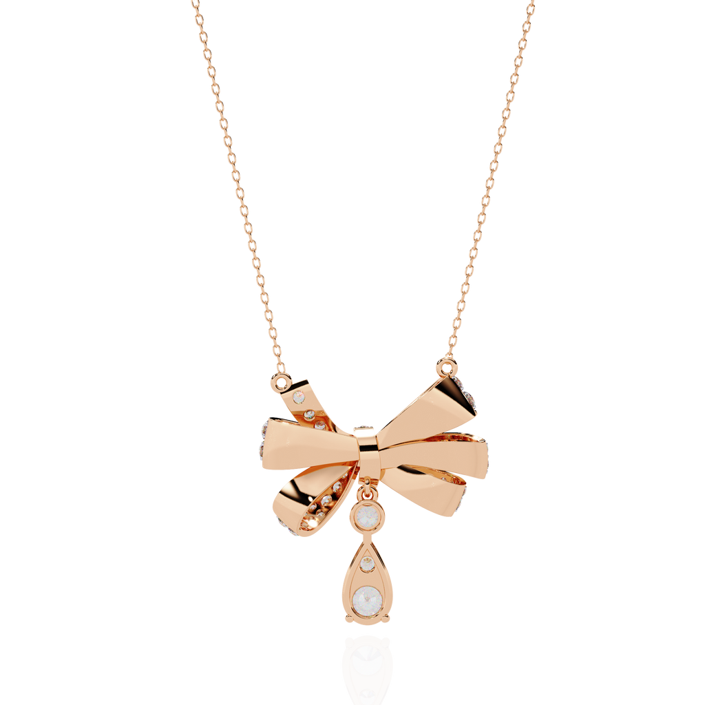 Glamorous Bow Necklace