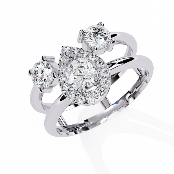 Diamond Trinity Ring