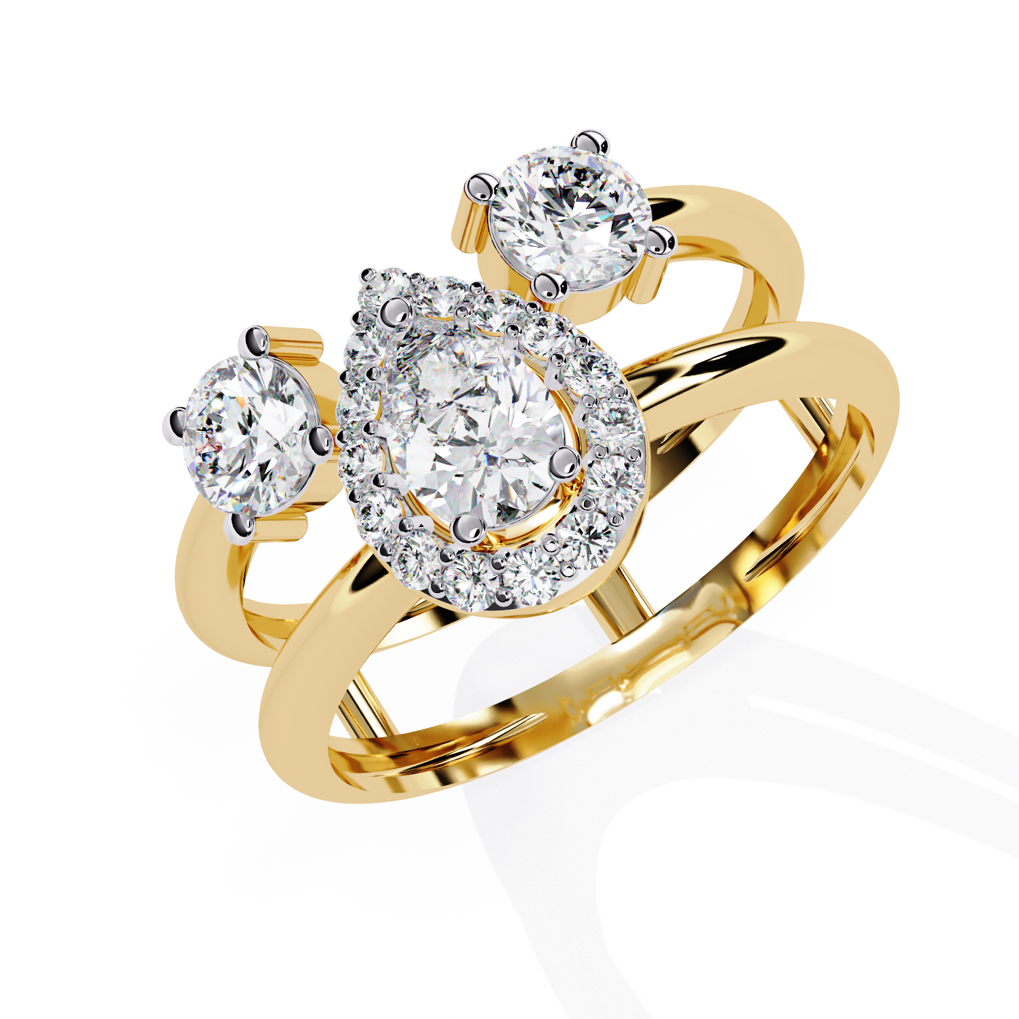 Diamond Trinity Ring