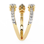 Open Embrace Diamond Ring