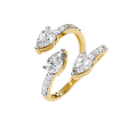 Open Embrace Diamond Ring