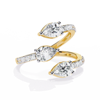 Open Embrace Diamond Ring