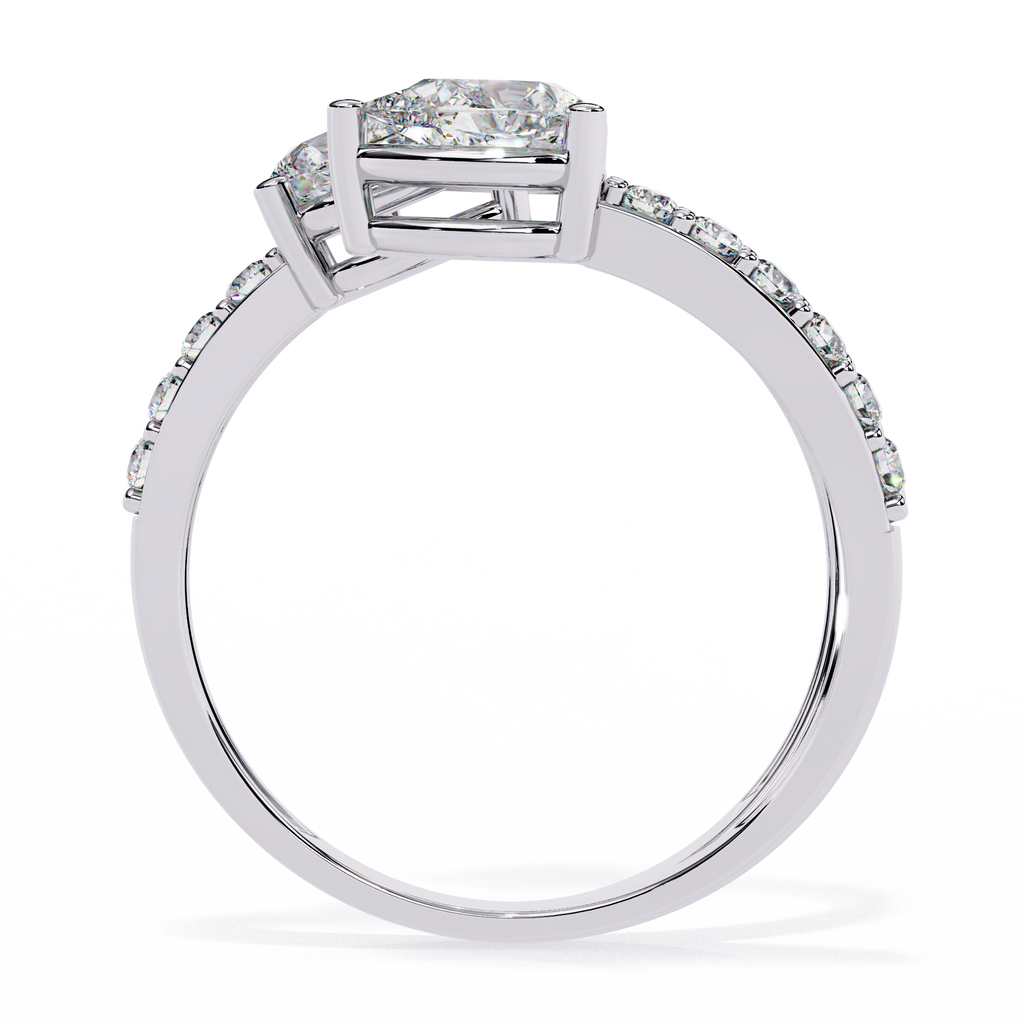 Open Embrace Diamond Ring