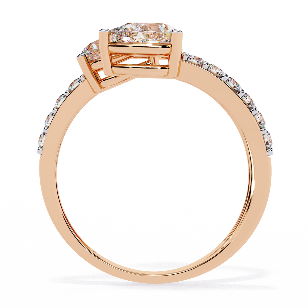 Open Embrace Diamond Ring