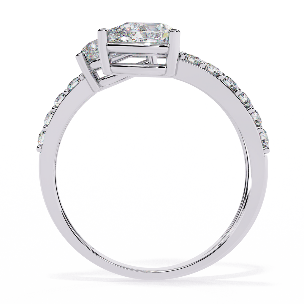 Open Embrace Diamond Ring